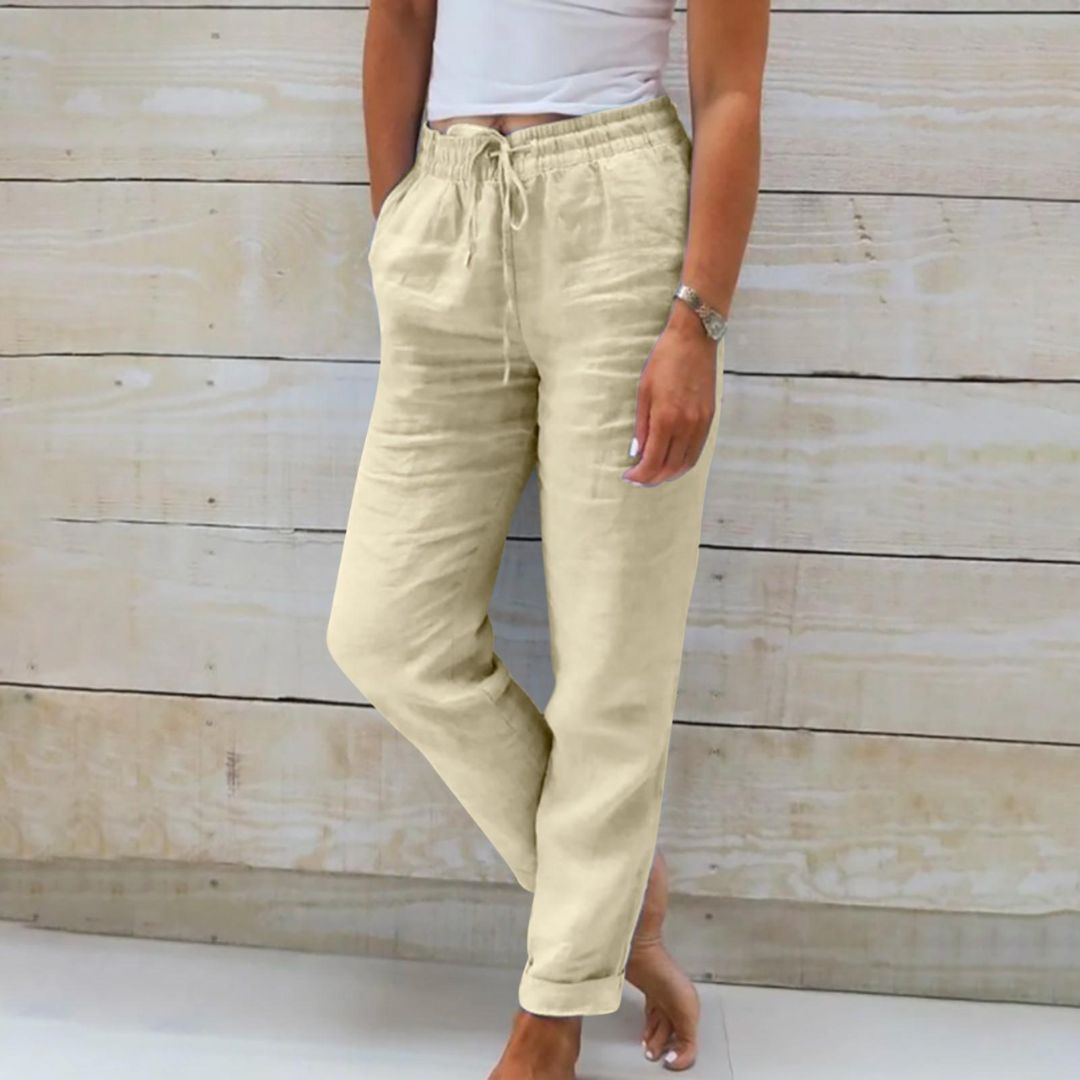 ModeParisienne® Livia Linen Pants