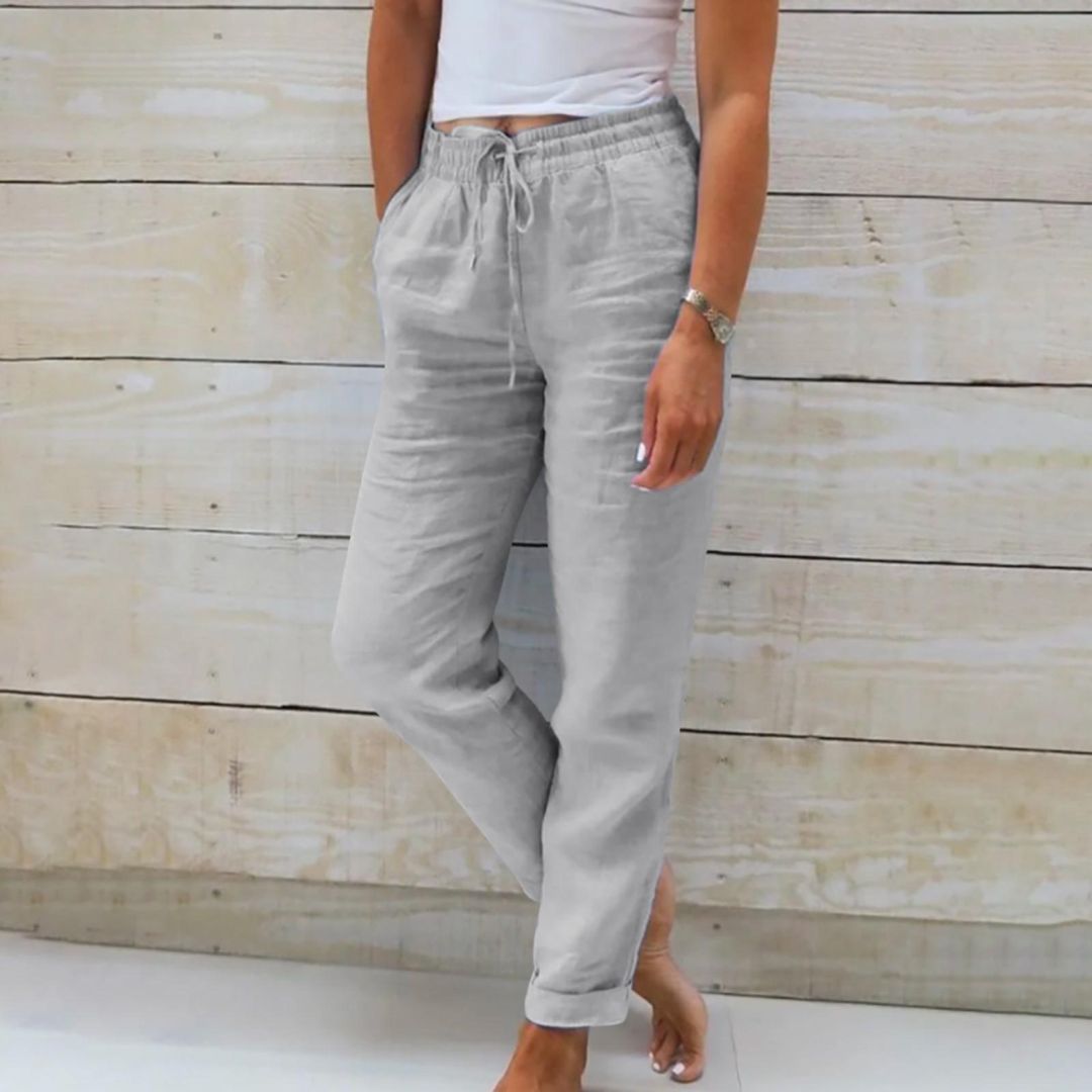 ModeParisienne® Livia Linen Pants
