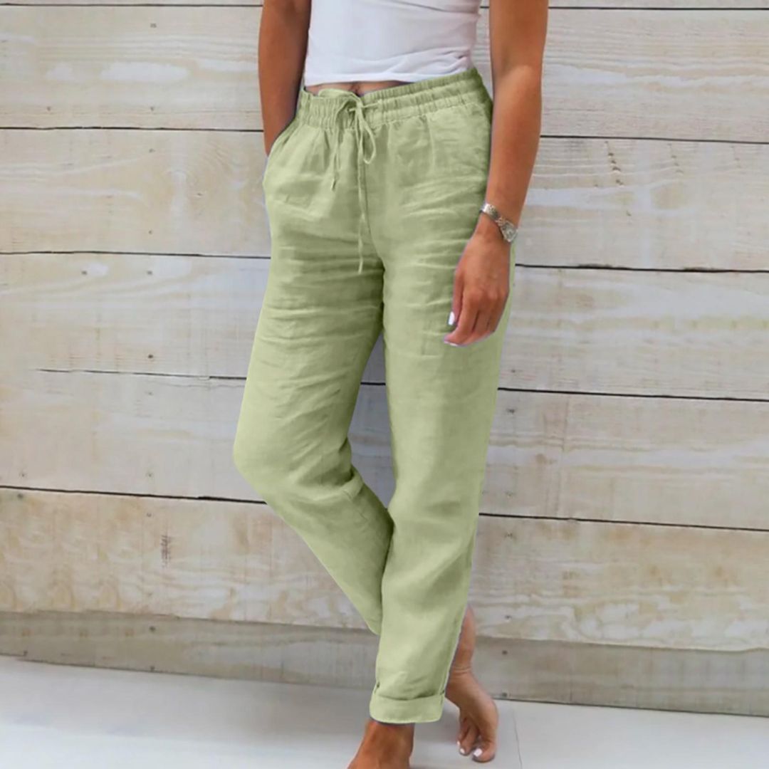 ModeParisienne® Livia Linen Pants