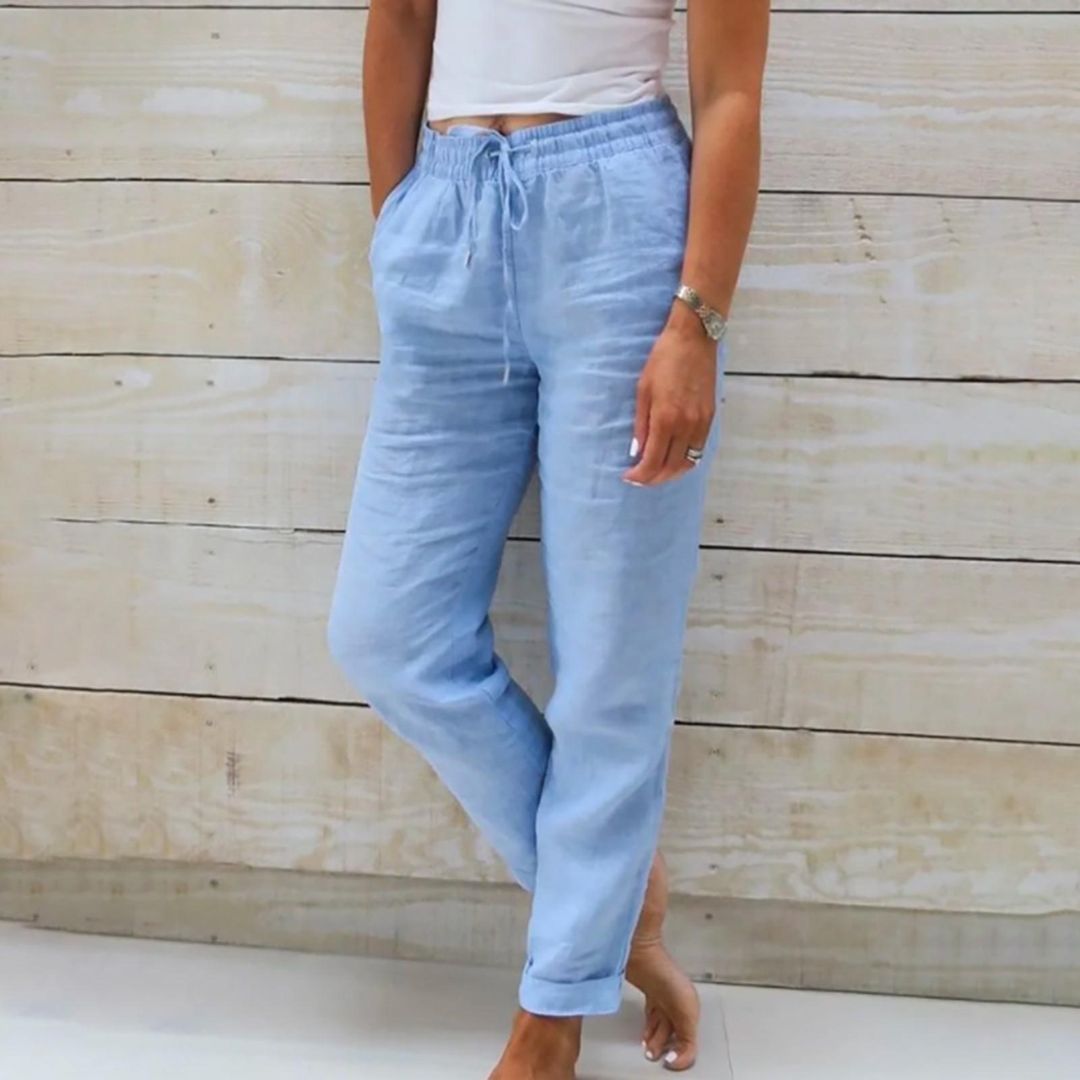 ModeParisienne® Livia Linen Pants