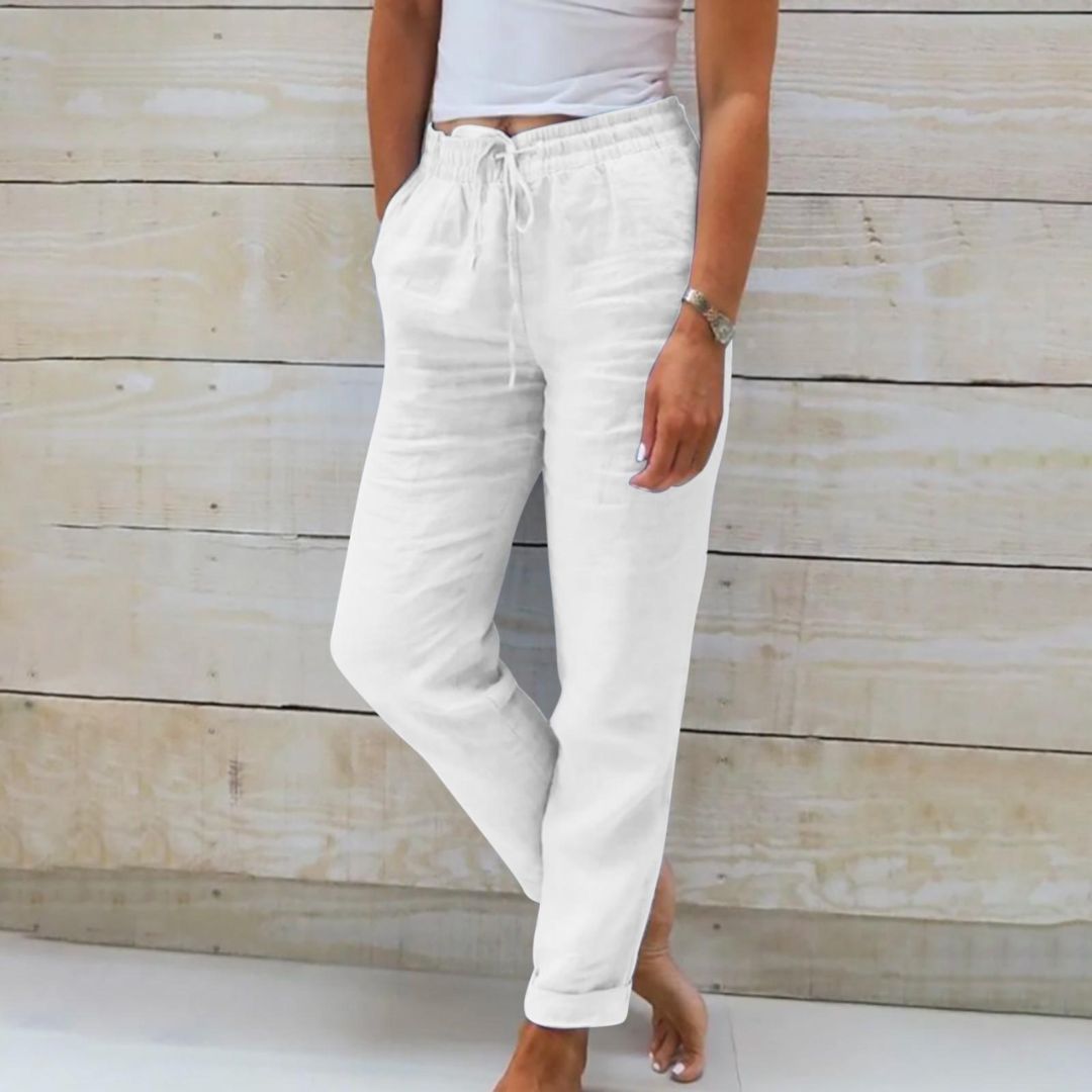 ModeParisienne® Livia Linen Pants