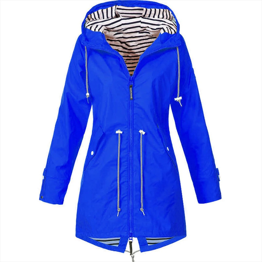 Philomena - Trendy lange mackintosh voor dames