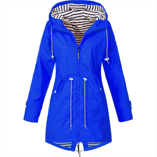 Philomena - Trendy lange mackintosh voor dames