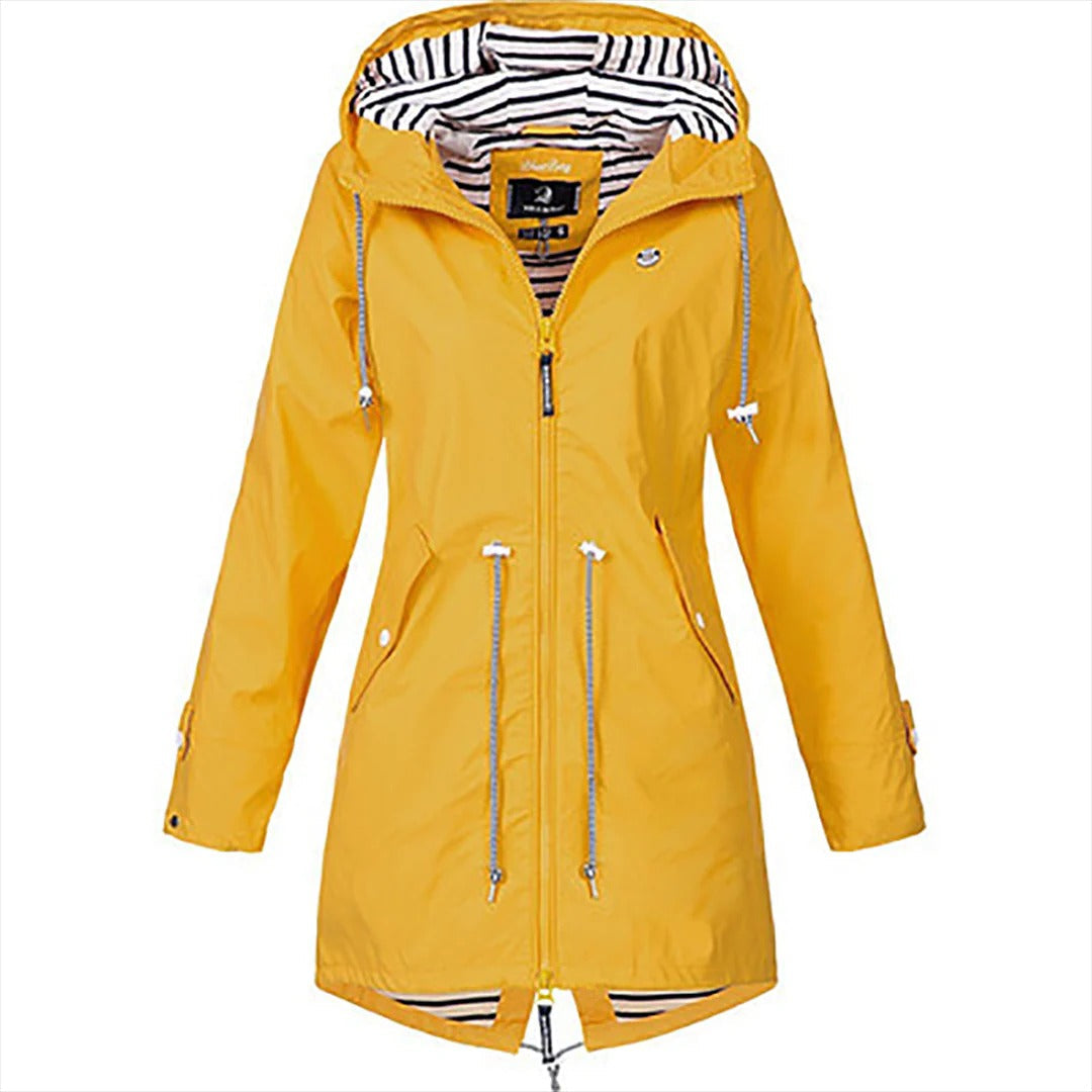 Philomena - Trendy lange mackintosh voor dames