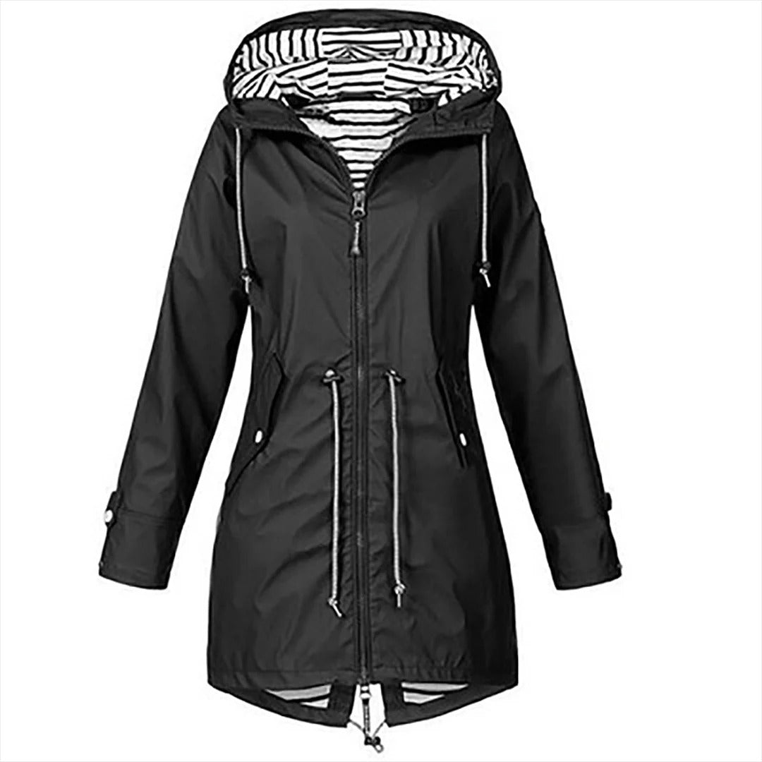 Philomena - Trendy lange mackintosh voor dames
