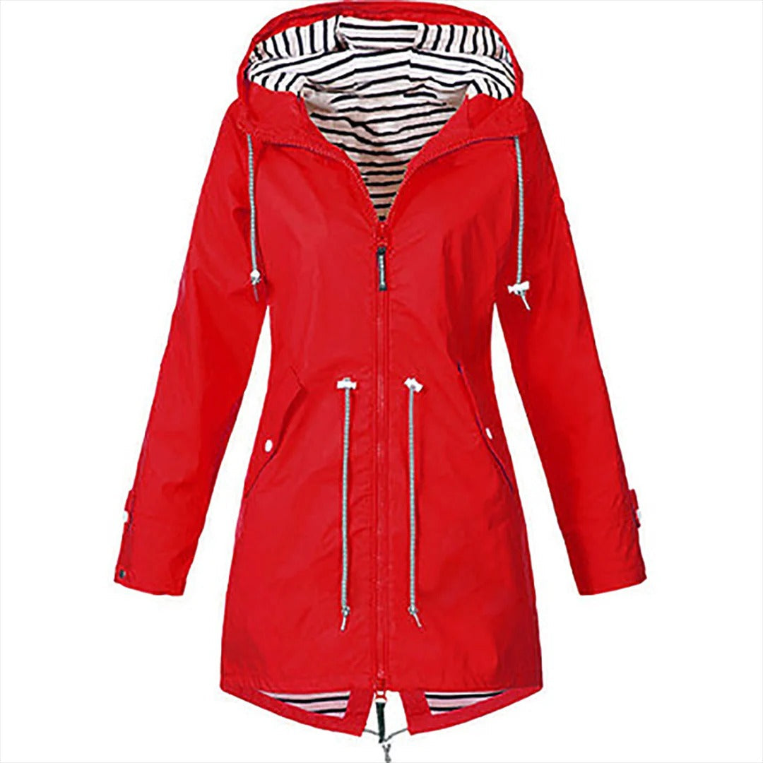 Philomena - Trendy lange mackintosh voor dames