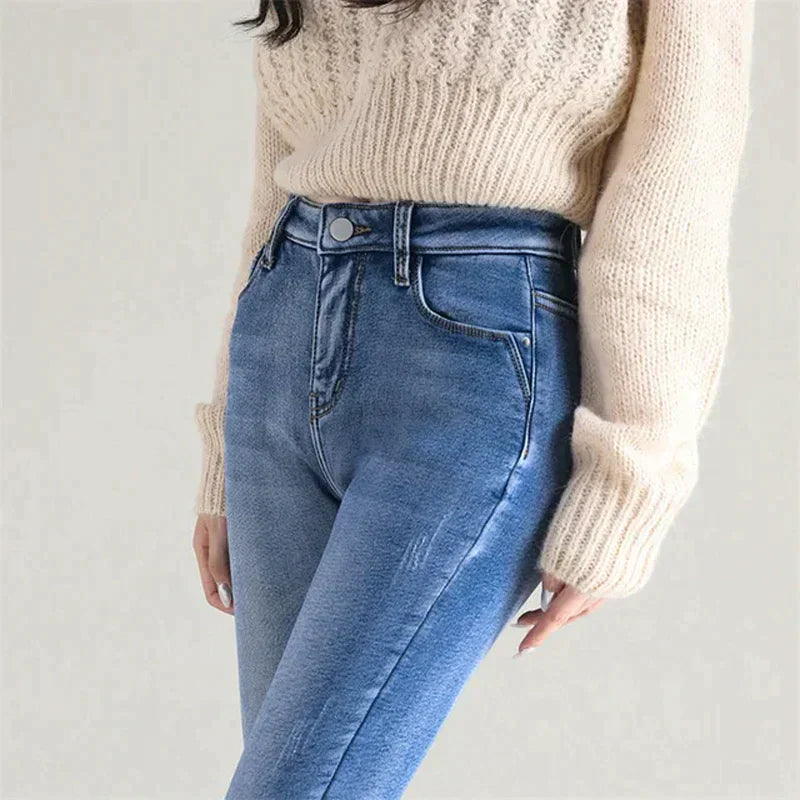 Elastisch Thermisch jeans voor vrouwen