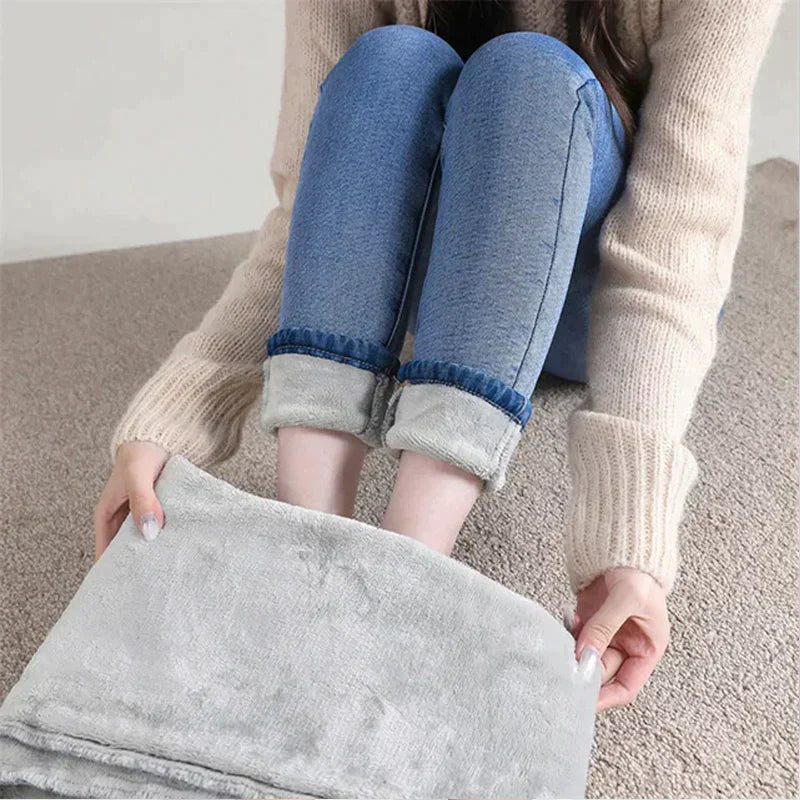 Elastisch Thermisch jeans voor vrouwen