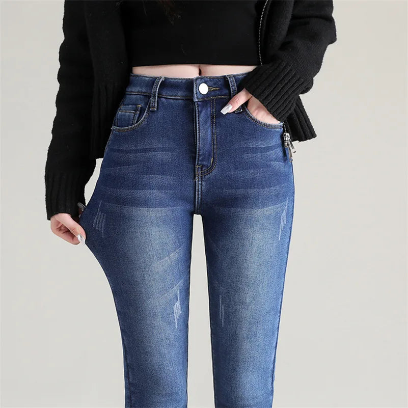 Elastisch Thermisch jeans voor vrouwen