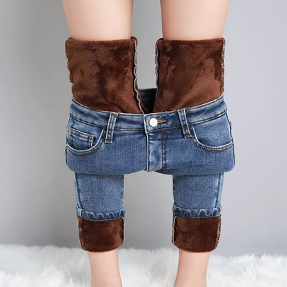 Elastisch Thermisch jeans voor vrouwen