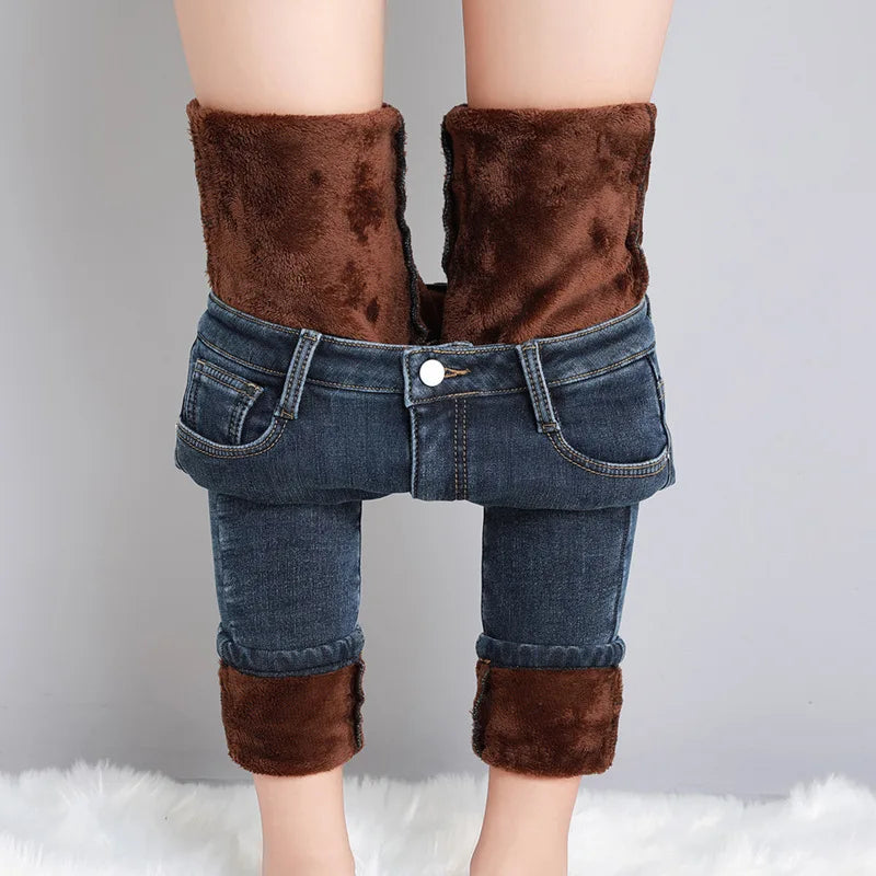 Elastisch Thermisch jeans voor vrouwen