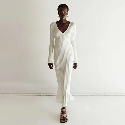 Ginevra™ - Gebreide maxi jurk