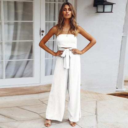 Jasmin | strapless elegante jumpsuit