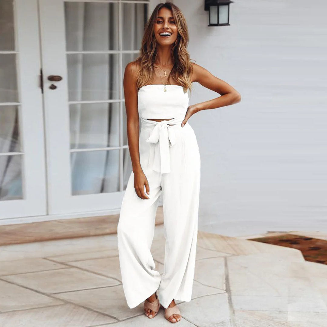 Jasmin | strapless elegante jumpsuit