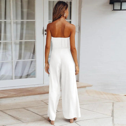 Jasmin | strapless elegante jumpsuit