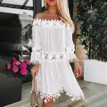 Lisa - Elegante Zomerjurk van Kant voor Vrouwen