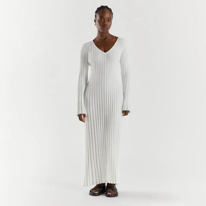 Ginevra™ - Gebreide maxi jurk