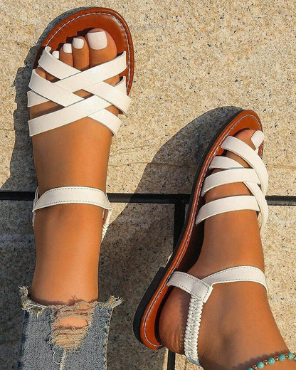 Colette - Orthopedische kriskras sandalen