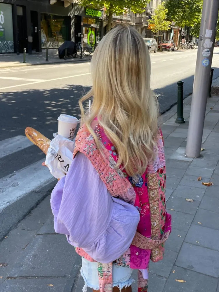 Nyla | Stijlvol chique vest met print