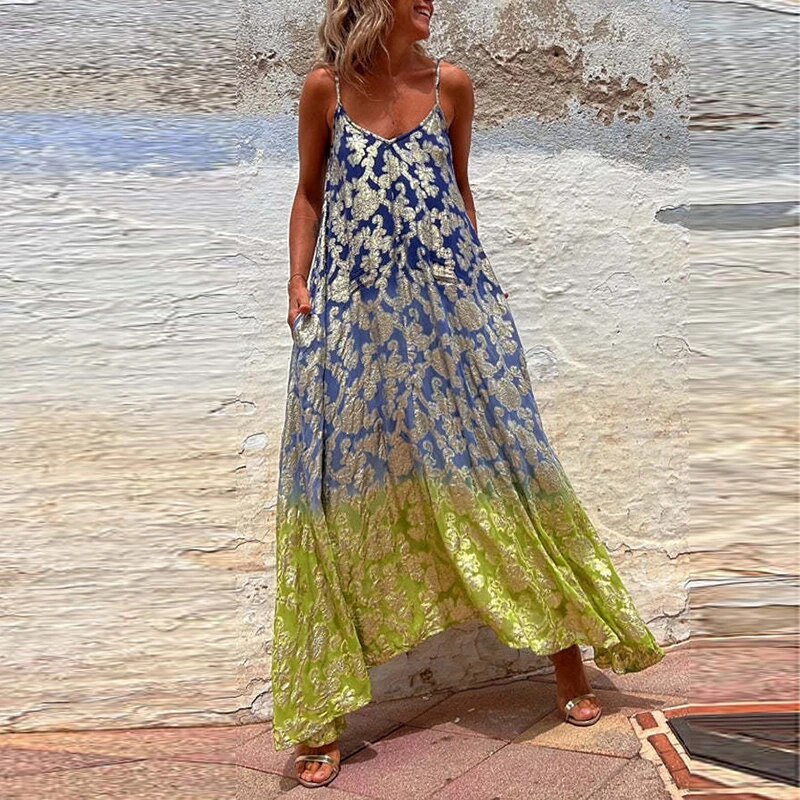 Martha - Stijlvolle en Comfortabele Zomerse Boho Jurk voor Vrouwen