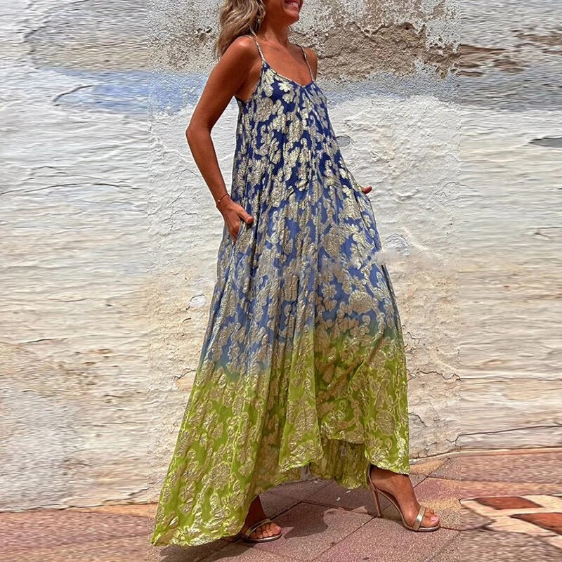 Martha - Stijlvolle en Comfortabele Zomerse Boho Jurk voor Vrouwen