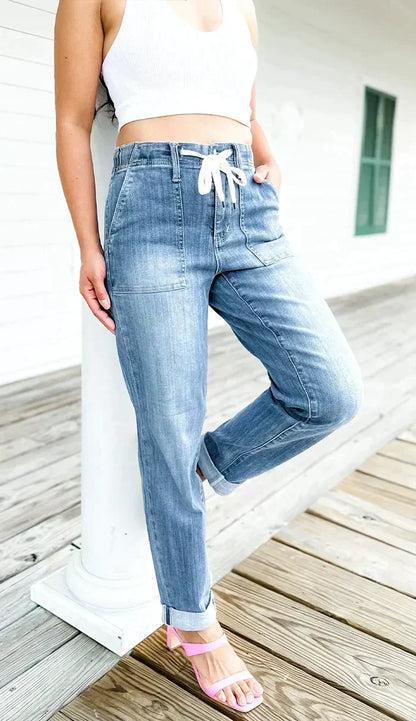 Damesjeans in joggingstijl - Miley