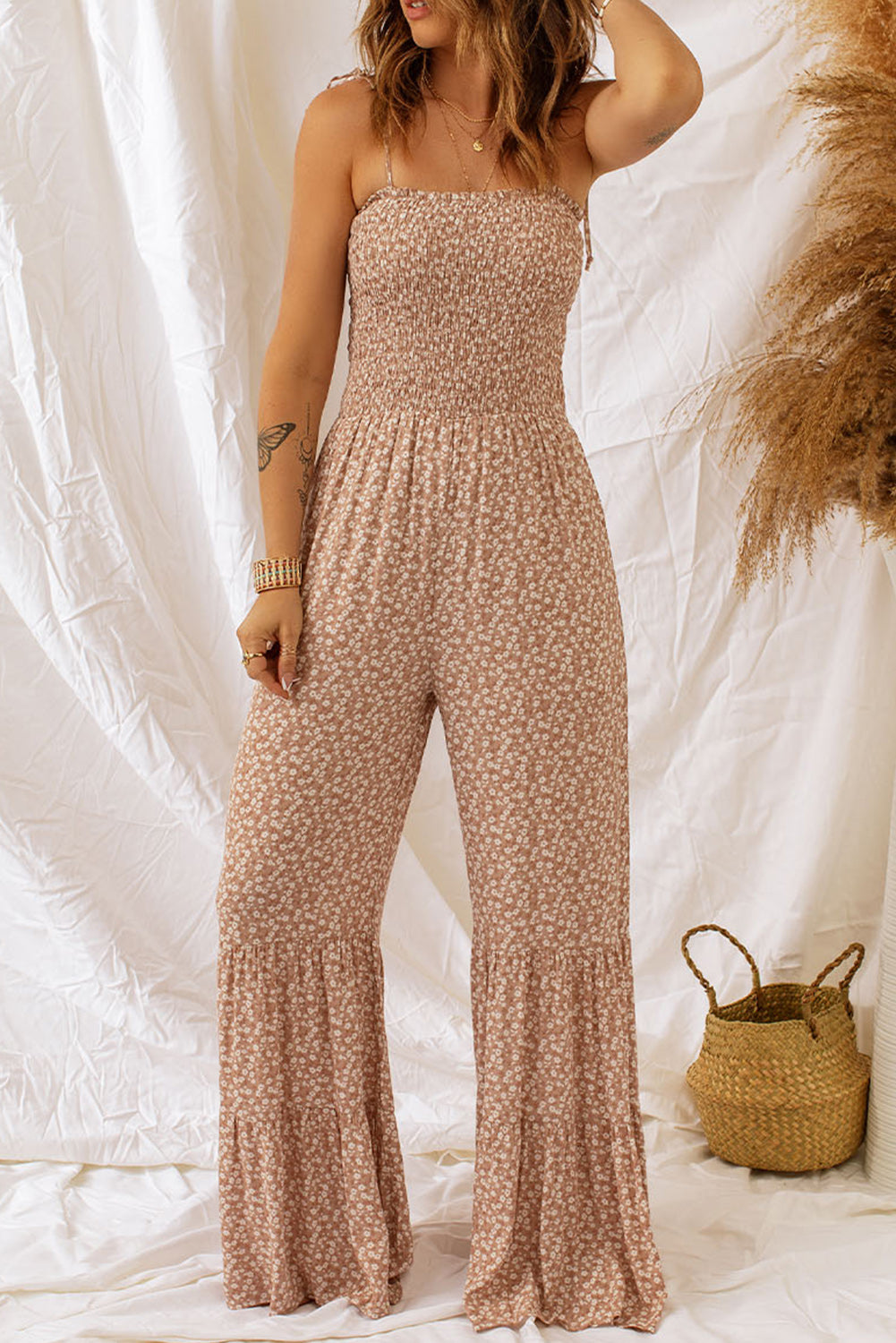 Kamila - Stijlvolle Zomerse Bloemenprint Jumpsuit voor Vrouwen