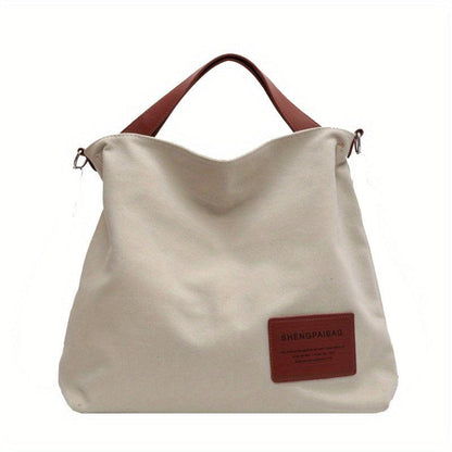 Eenvoudige canvas schoudertas | Billie tas
