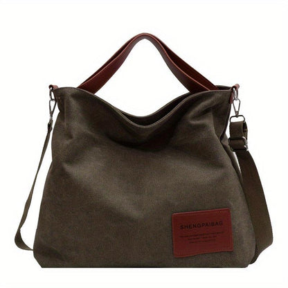 Eenvoudige canvas schoudertas | Billie tas