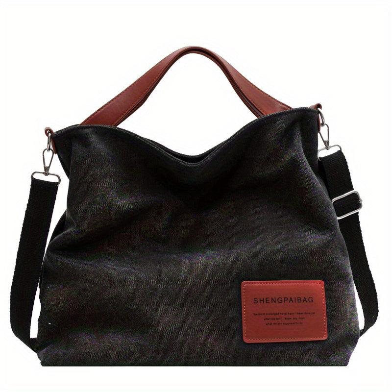 Eenvoudige canvas schoudertas | Billie tas