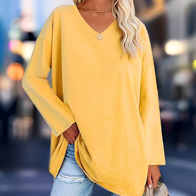 Anastasia | Longsleeve trui met V-hals