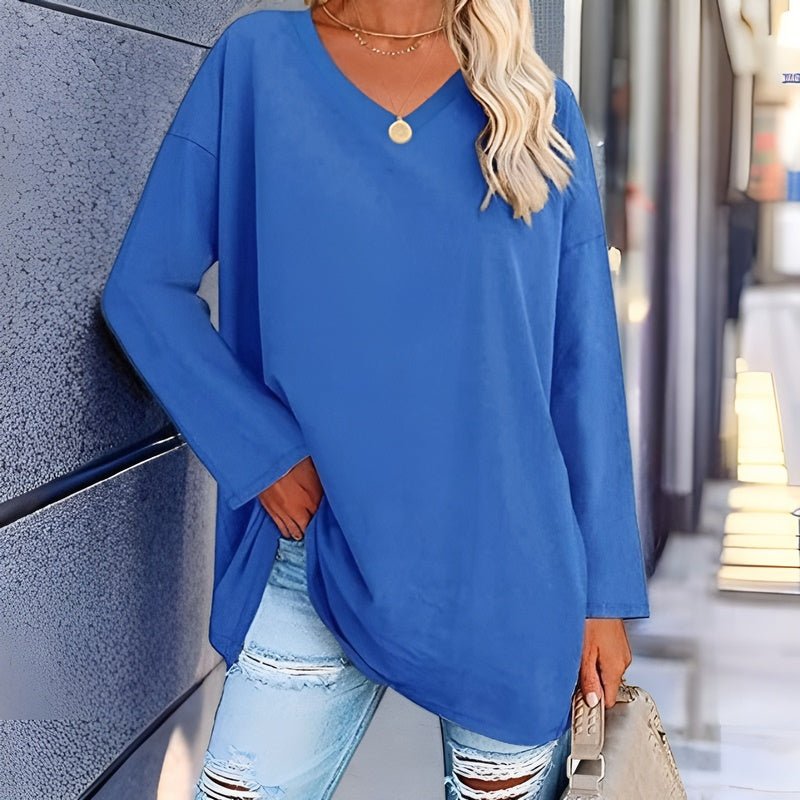 Anastasia | Longsleeve trui met V-hals