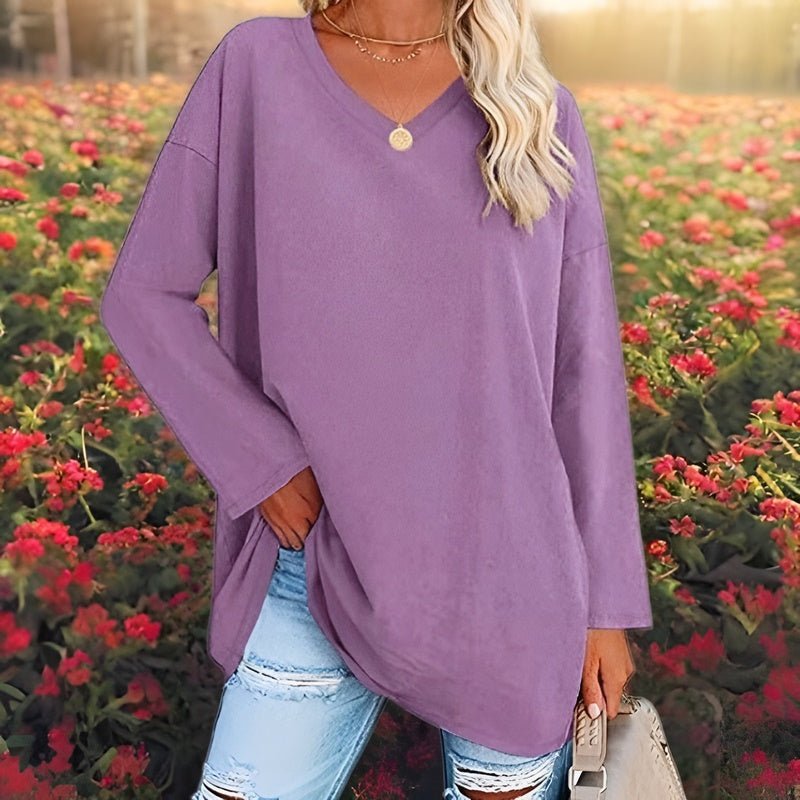 Anastasia | Longsleeve trui met V-hals