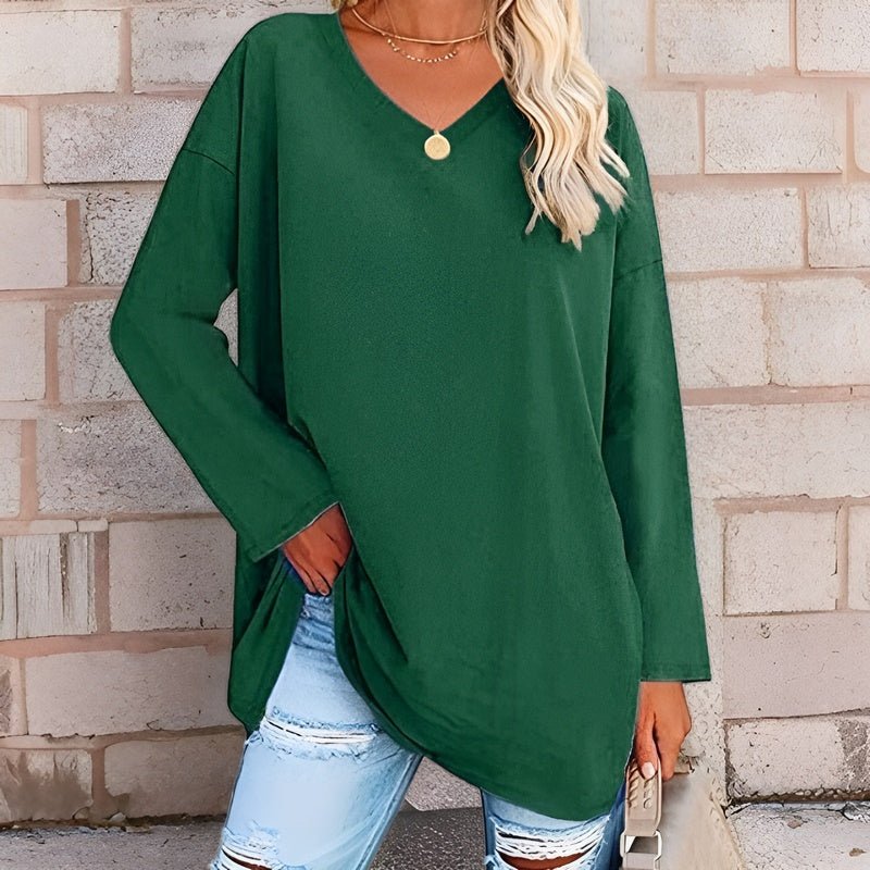 Anastasia | Longsleeve trui met V-hals