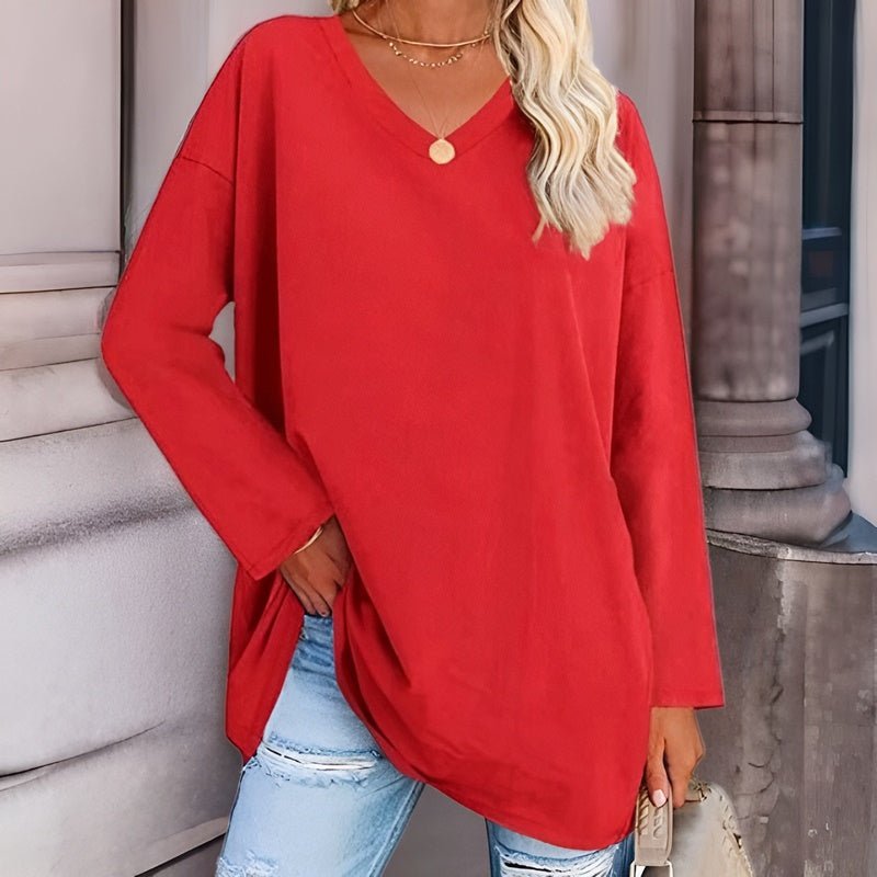 Anastasia | Longsleeve trui met V-hals