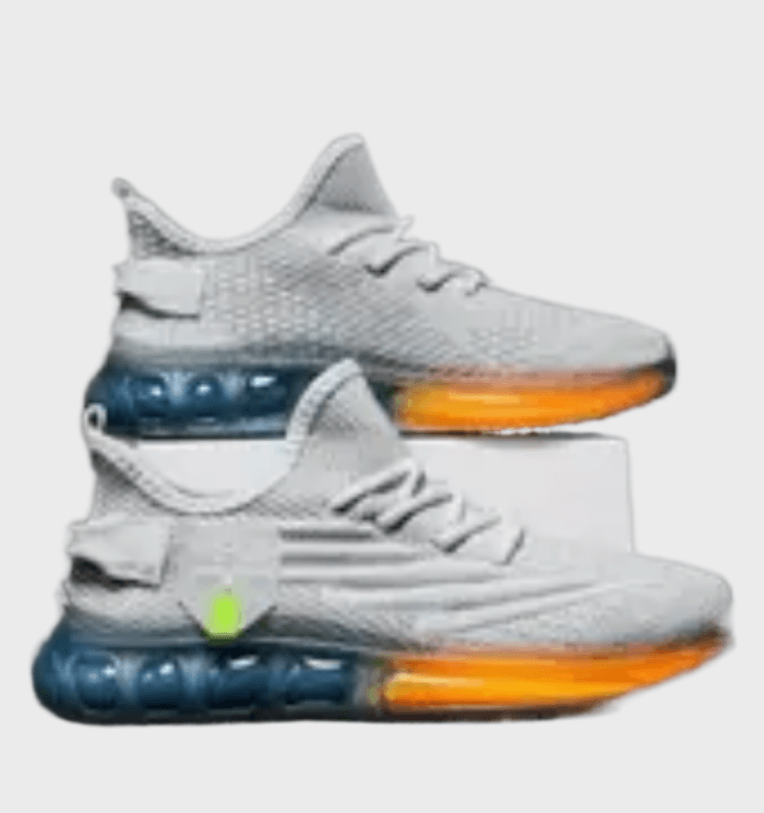 Eero -  Getextureerde sneakers voor heren met neonkleurige tussenzolen