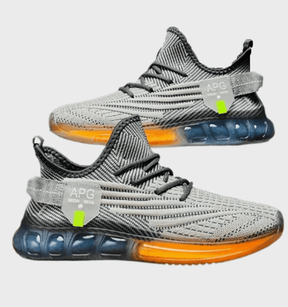 Eero -  Getextureerde sneakers voor heren met neonkleurige tussenzolen