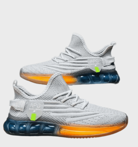 Eero -  Getextureerde sneakers voor heren met neonkleurige tussenzolen