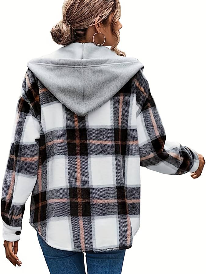 Stijlvolle geruite jas