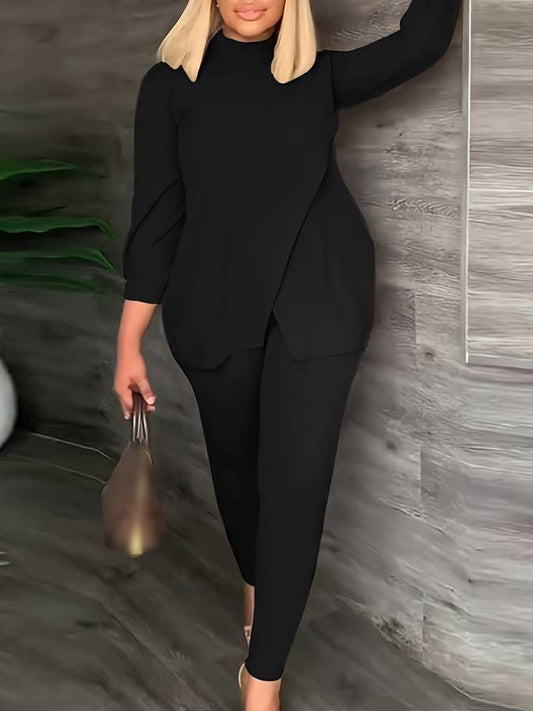 Top met Splitzoom & Broek Set