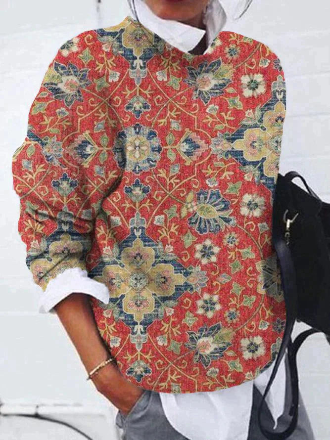 Isabella | Elegante trui met print