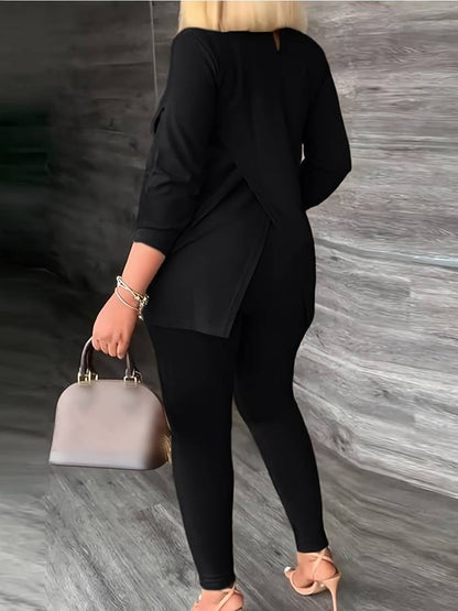 Top met Splitzoom & Broek Set