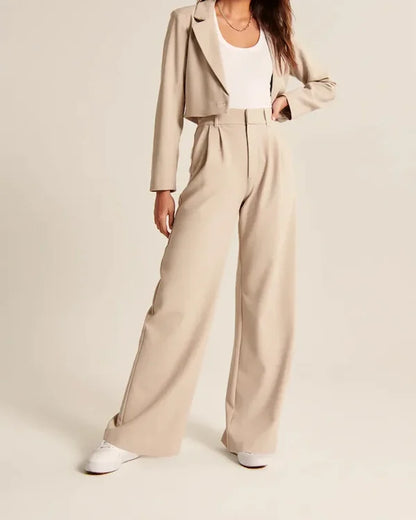 Broek met wijde pijpen voor Dames