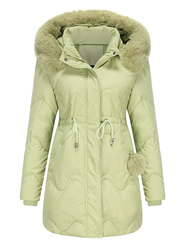 Mariam - Elegante gevoerde dames winterjas