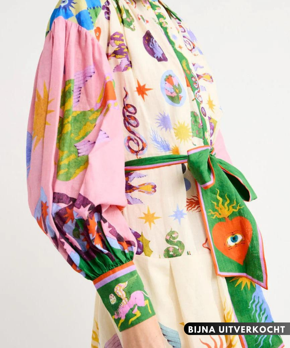 Vera Perla - Unieke en Stijlvolle Maxi Jurk voor Vrouwen