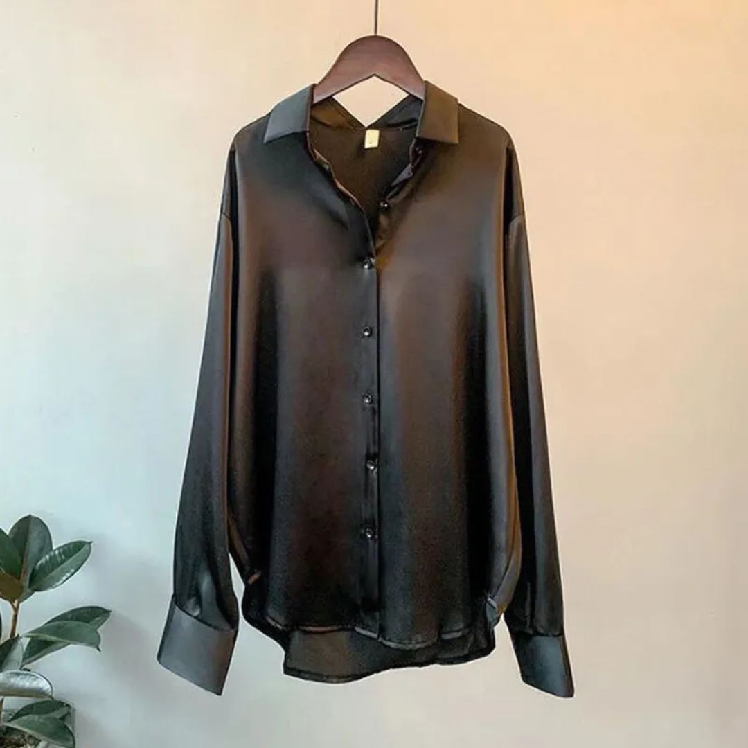 Gaye - Regine Zijden Blouse - Retro & Klassiek