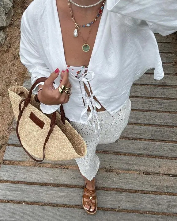 Kelly | damesblouse met pofmouwen