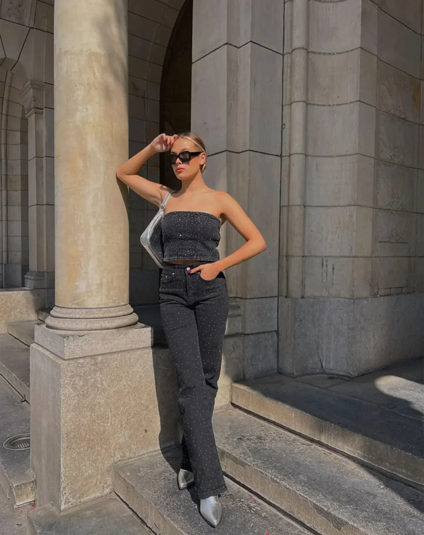 Alianna -  Glitter Dames Jeans