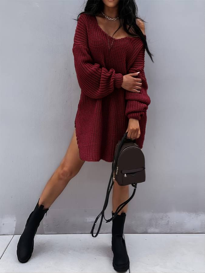 Midi oversized trui