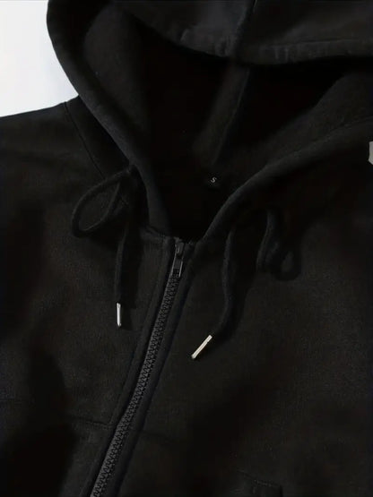 Luda - Hoodie met gedeelde rits